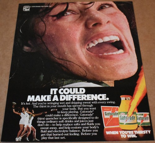 1979 print gatorade glass - 1979,