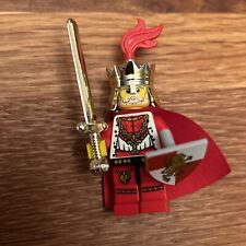 LEGO Castle Kingdoms Lion King With Plume Minifigure 2012 853373 Chess cas511