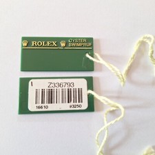 ROLEX SUBMARINER 16610 tag