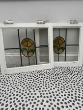 STAINED GLASS WINDOW WOODEN
