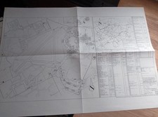 Lossiemouth, Moray, airfield site plan map WW2 1945 - Air Ministry RAF, Scotland