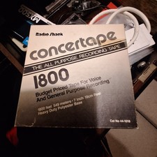 Concertape Vintage 7" Reel-to-Reel Polyester Tape Radio Shack