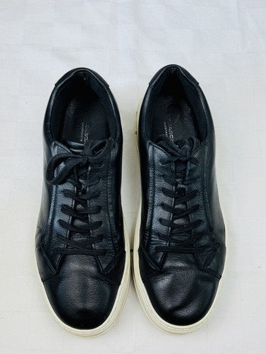 Black leather judy platform - black,