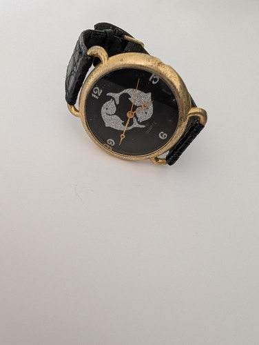 Watch vintage pieces fish gold - vintage,