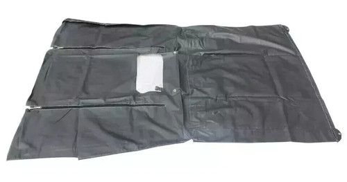 Half soft top - top, black