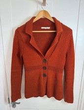 Boden burnt orange chunky knit