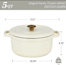 Overmont 26cm Enameled Cast