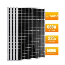 600 Watt 12 Volt Solar Panel 9BB Monocrystalline High Efficiency PV Solar Panel
