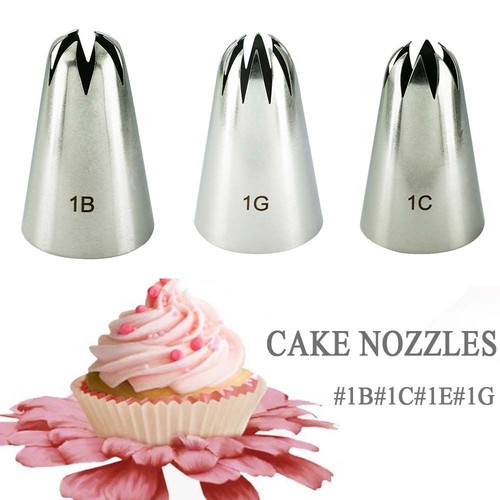 Large icing piping nozzles - large,