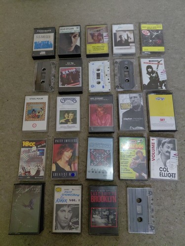 Rock pop cassette tape - rock/pop, albums