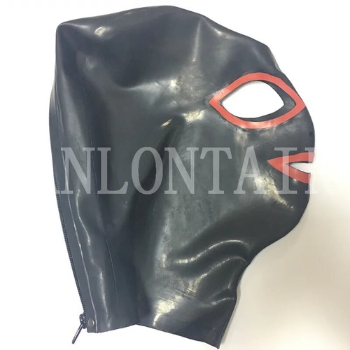 Handmade black latex hood sexy - handmade,