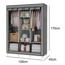FABRIC CANVAS WARDROBE WITH