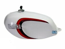 Yamaha RD350LC 1980-81 White Painted Petrol Fuel Tank With Cap & Key ECs