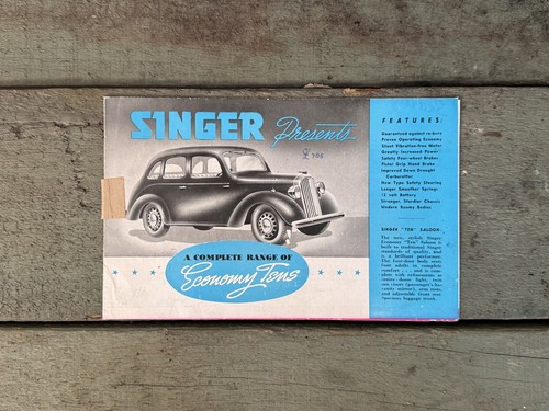 Vintage 1946 singer ten - vintage,