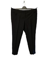 SAINSBURYS TU size 20 black patterned trousers straight leg plus size