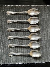 George butler Of Sheffield Set Of Six ‘Cavendish’ Dessert Spoons - EPNS