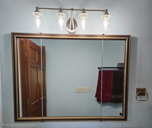 Nutone white mirrored - nutone,