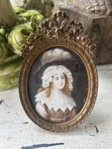 Antique 19th miniature - antique, c