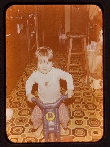 Child toy motorcycle - on,