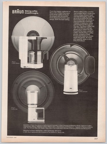 Braun coffee maker mill - coffee,