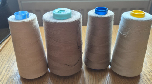 Large reels cotton - reels, yarn