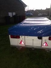 Conway challenger folding trailer tent with awning.And Front Storage Box 4 Birth