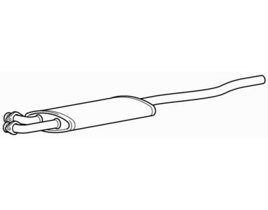 Quality centre exhaust middle - centre,