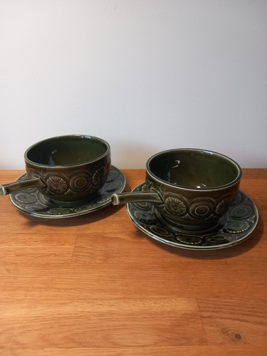 Set green 1970s tams soup - 2,