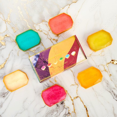 Comfycoszy crystal soap - set, of