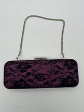 GHD Hardcase Travel Case Holder Black & Purple Floral Lace Design 