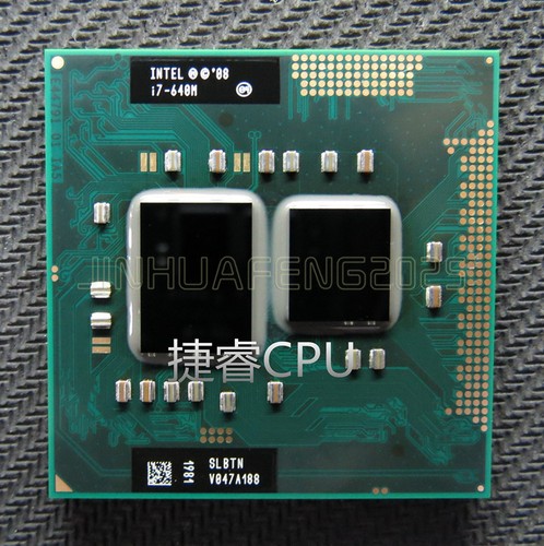 Intel core 640m - core, ghz