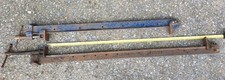 2 x Vintage Sash Clamps. Record. Large Woodworking Bar Clamps. 29"-36" long 