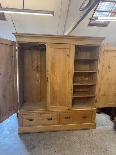 Antique door solid pine - antique, 3-door