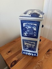 EARLY 20th CENTURY CHINESE PORCELAIN CHEST OF DRAWS