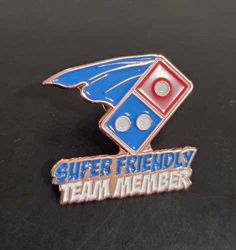 Domino pizza enamel hat pin - enamel,