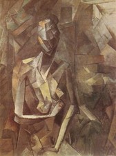 Picasso Seated Nude REPRO Art