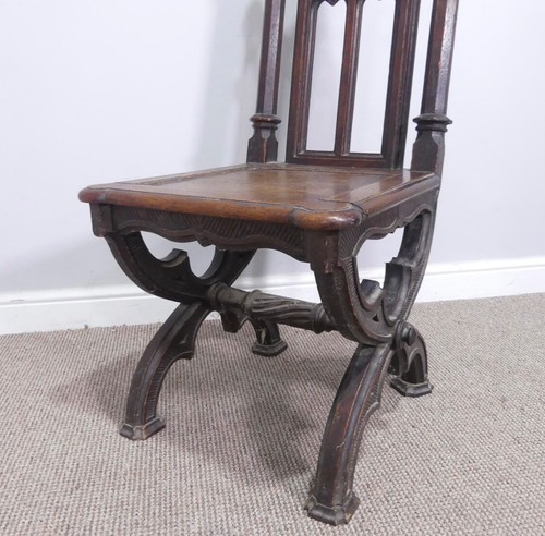 Fine carved neo gothic - carved,