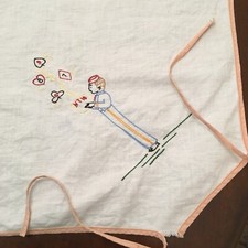 Vintage MCM Handstitched