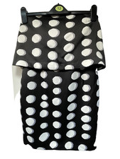 Dark Polka Dot Dress Medium