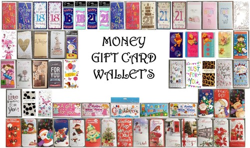 Money gift card wallet - money, wallet-