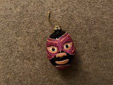 Christmas Glass Blown Decoration Hanging Ornament Cody Foster Mexican Wrestler