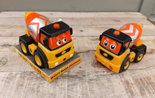 JCB Bamford Concrete Cement Mixer Toy Vehicles Marty Pull Back And Go