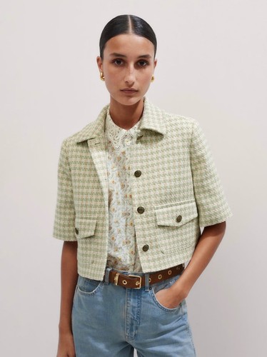 Jacket dogtooth short - me+em,