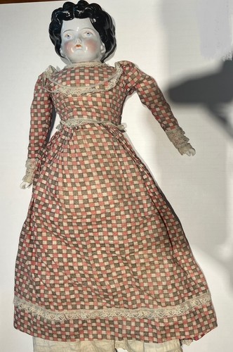 Antique german low - brow, doll