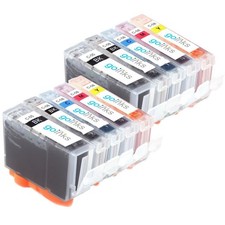 10 Ink Cartridges for Canon
