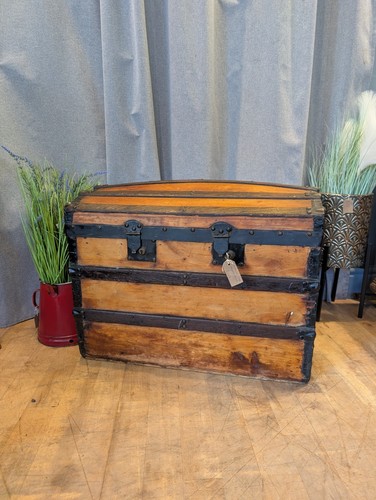 Antique wooden dome top
