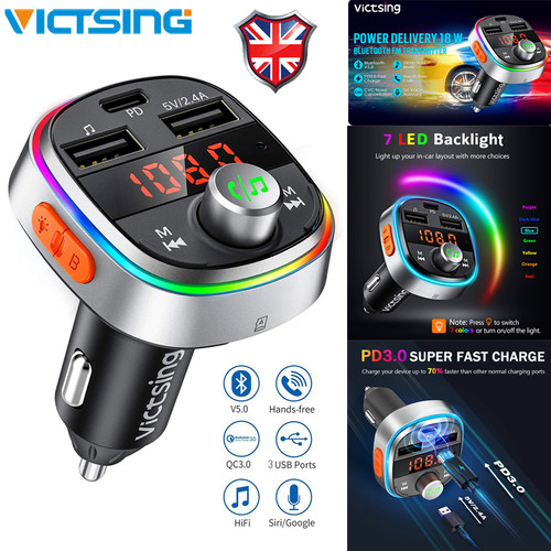 Bluetooth fm transmitter - bluetooth, 5.0