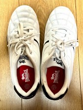 LONSDALE Men's Camden Laced Trainer - White/Black - UK 9