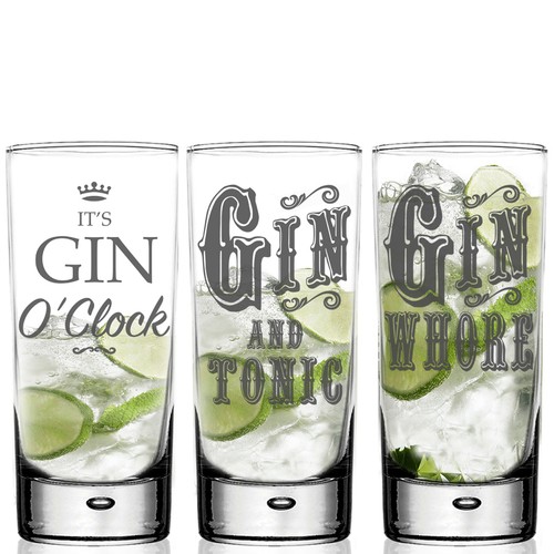 Highball gin tonic glass - glass,