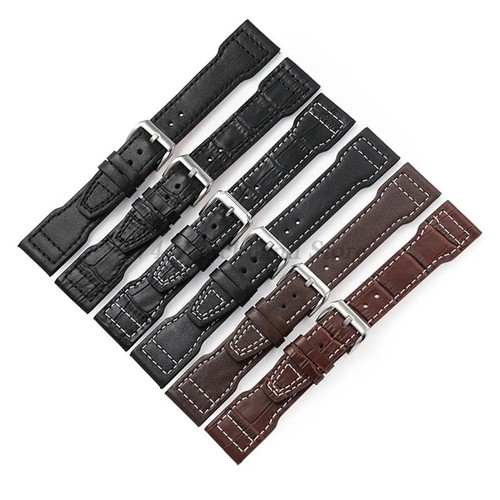 22mm genuine leather watch - genuine,